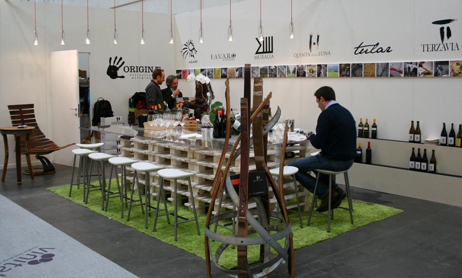 Gruppo Originæ allestimento per stand Vinitaly