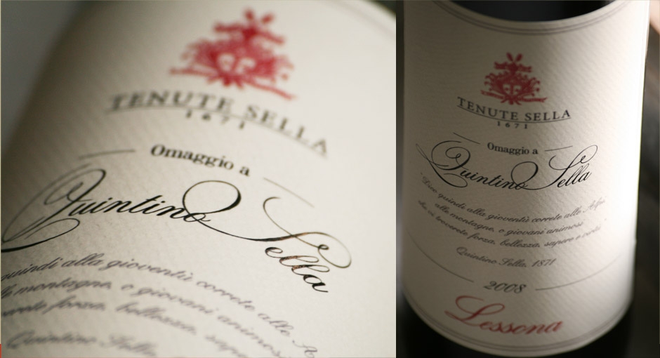 Tenute Sella: rileggere la tradizione... il restyle della storica etichetta del vino 